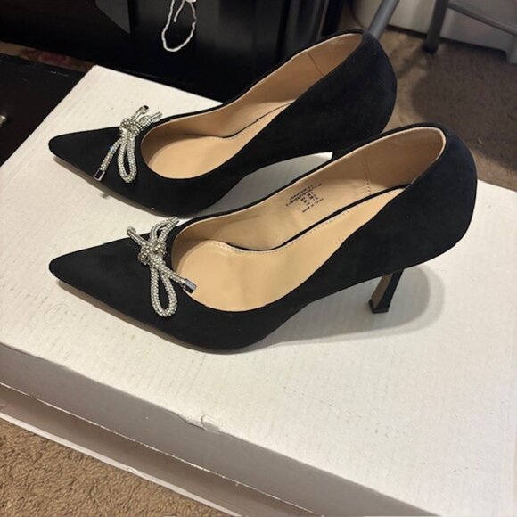 The Drop Women's Parish Pointed Toe Heel Black, 9.5 - Picture 1 of 5